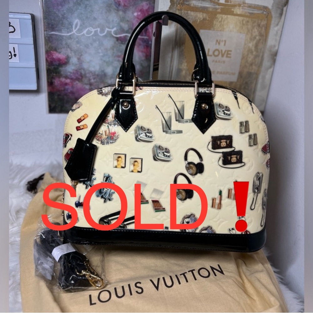 SOLD❗️Collector LOUIS VUITTON Vernis Nicolas Ghesquiere Alma bag